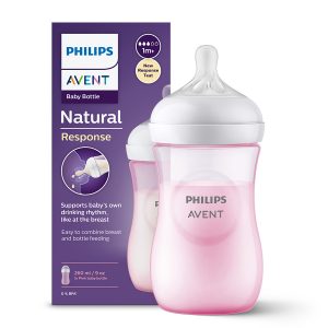 AVENT buteliukas Natural Responsive rožinis 260 ml, SCY903/11