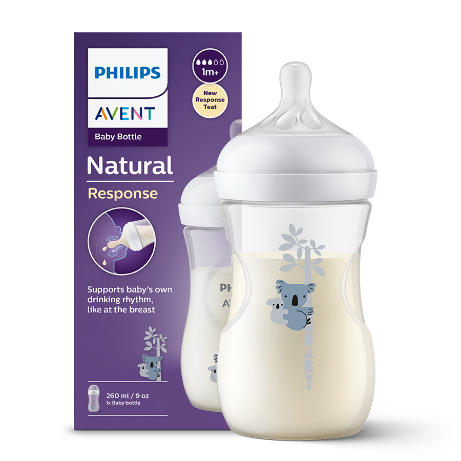 AVENT Responsive Bottle Natural dekoras 260 ml, SCY903/67