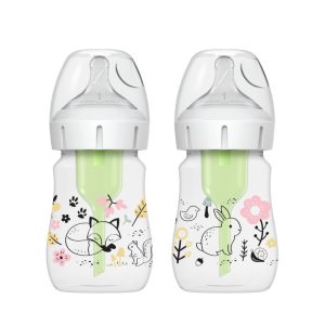 Dr. Brown'ss Butelis su plačiu kaklu 150 ml OPTIONS PLUS 2 pak. Forest