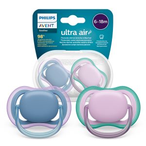 AVENT Ultra Air čiulptukas 6-18m tamsiai mėlyna/violetinė, SCF085/34