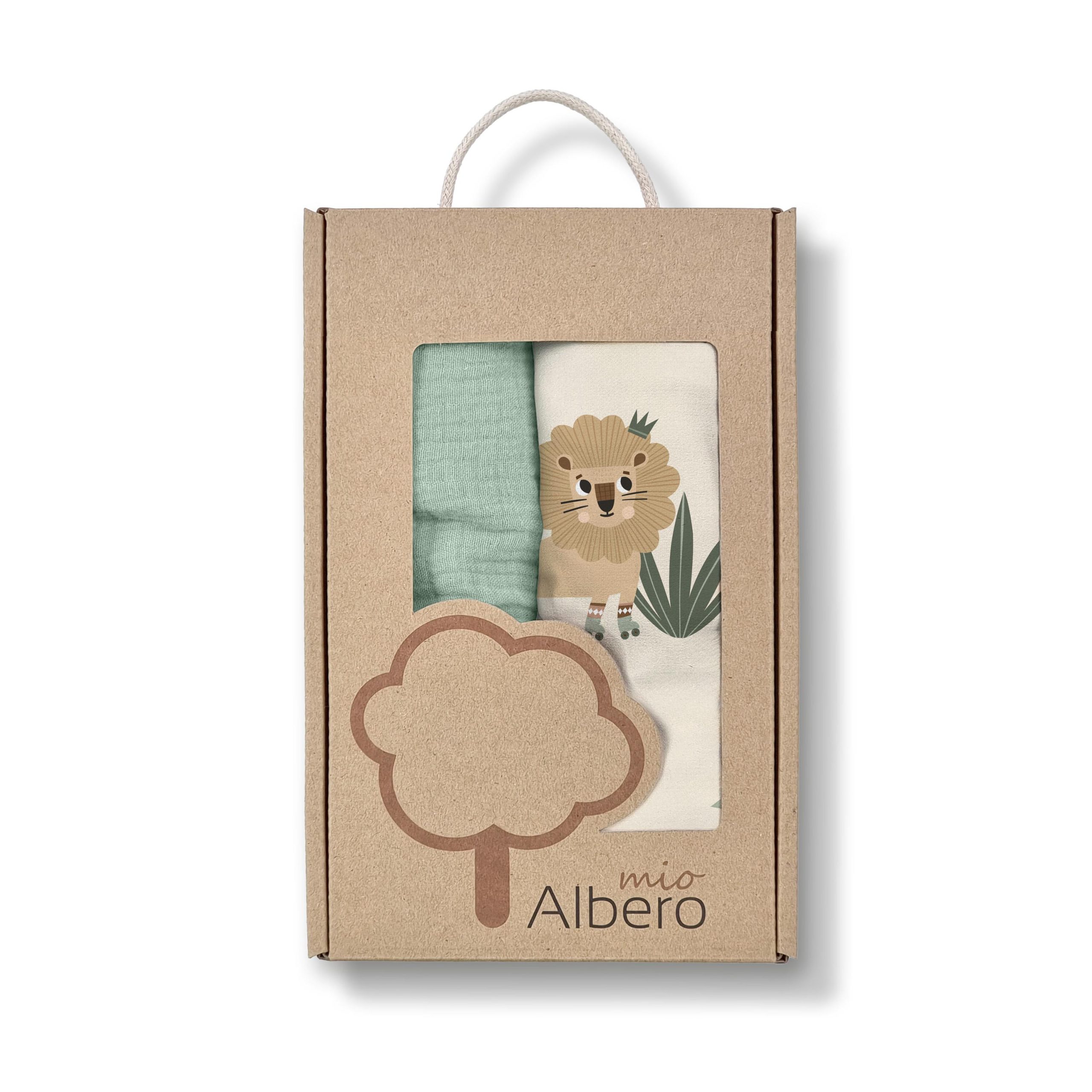 ALBERO MIO Paklodė lopšiui 2 pakuočių CP4 Linksmybės tropikuose - Image 2