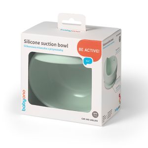 BABYONO Silikoninis dubuo su siurbtuku, mėtų