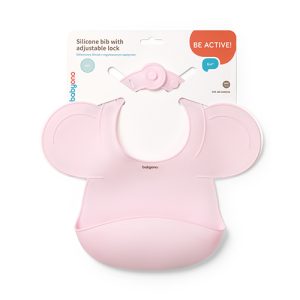 BABYONO Silikoninis seilinukas su reguliuojamu užsegimu