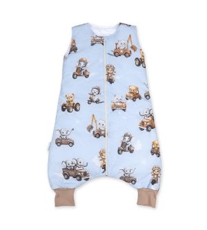 ALBERO MIO Miegmaišis – kombinezonas su S kojelėmis (1,5 TOG ) C013 Little Drivers World – kūdikių prekė