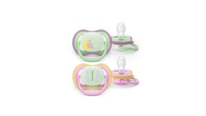 AVENT Air Night Čiulptukas 6-18m 2 vnt. mėnulis/drugelis, SCF376/29