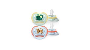 AVENT Ultra Air Pacifier 0-6m lapelis/gepardas, SCF087/02