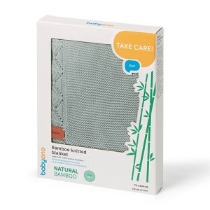 BABYONO Sage bambuko antklodė