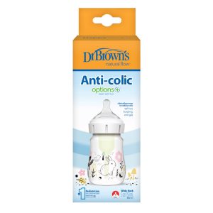 Dr. Brown'ss Butelis su plačiu kaklu 150ml Options+Las