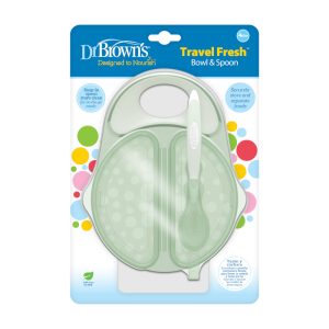 Dr. Brown'ss Dubuo su šaukštu maitinimui keliaujant