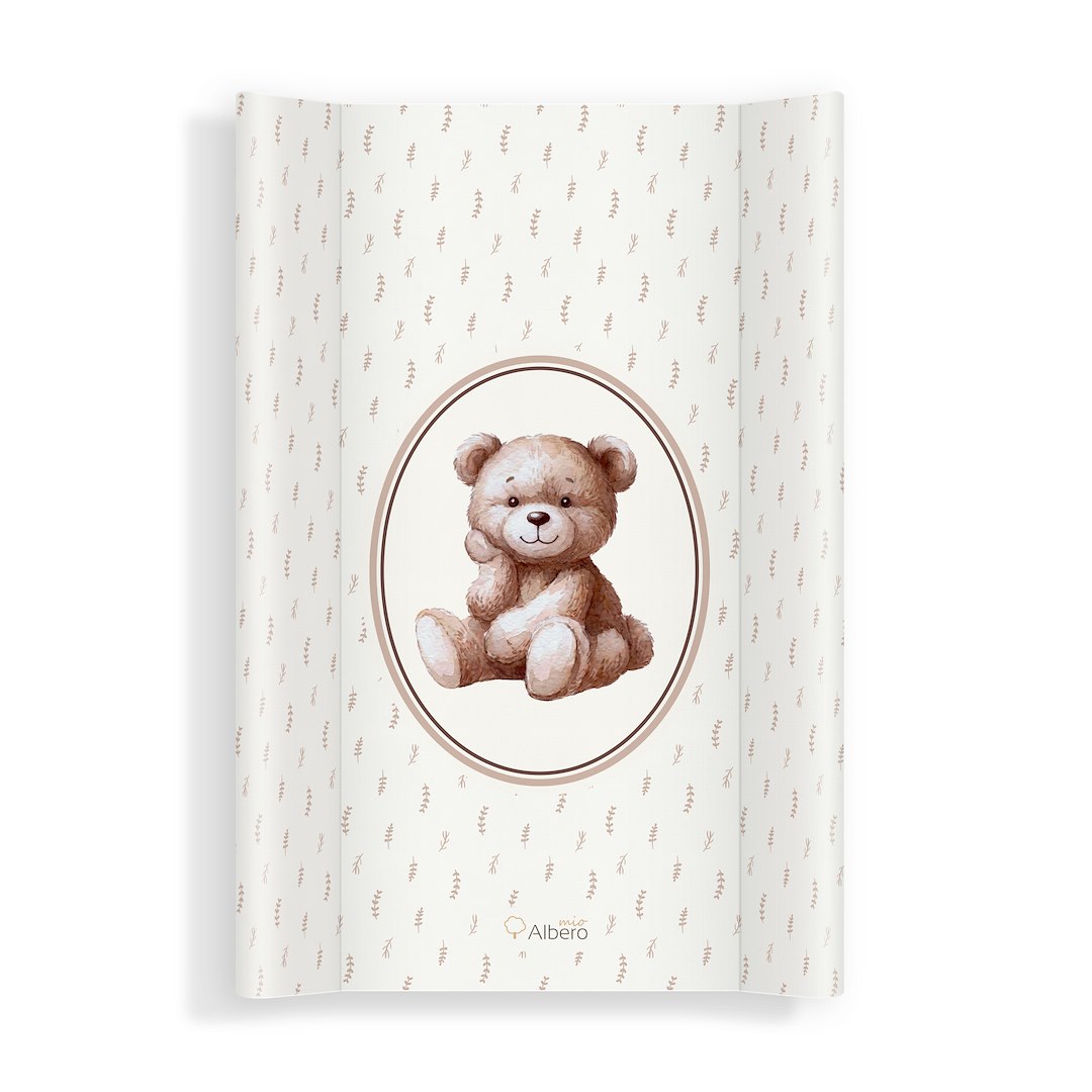 ALBERO MIO Kietas vystymo stalas, trumpas CM1 Vintage Teddy