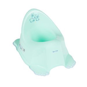 TEGA Neslystantis puodukas su muzikine dėžute BUNNY mint