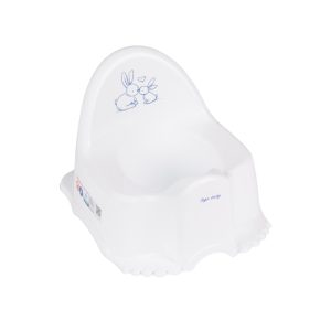 TEGA ECO BUNNY puodukas su muzikine dėžute, baltas