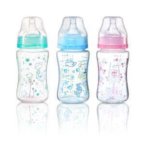 BABYONO Plačiakaklis buteliukas 240 ml TAKE CARE