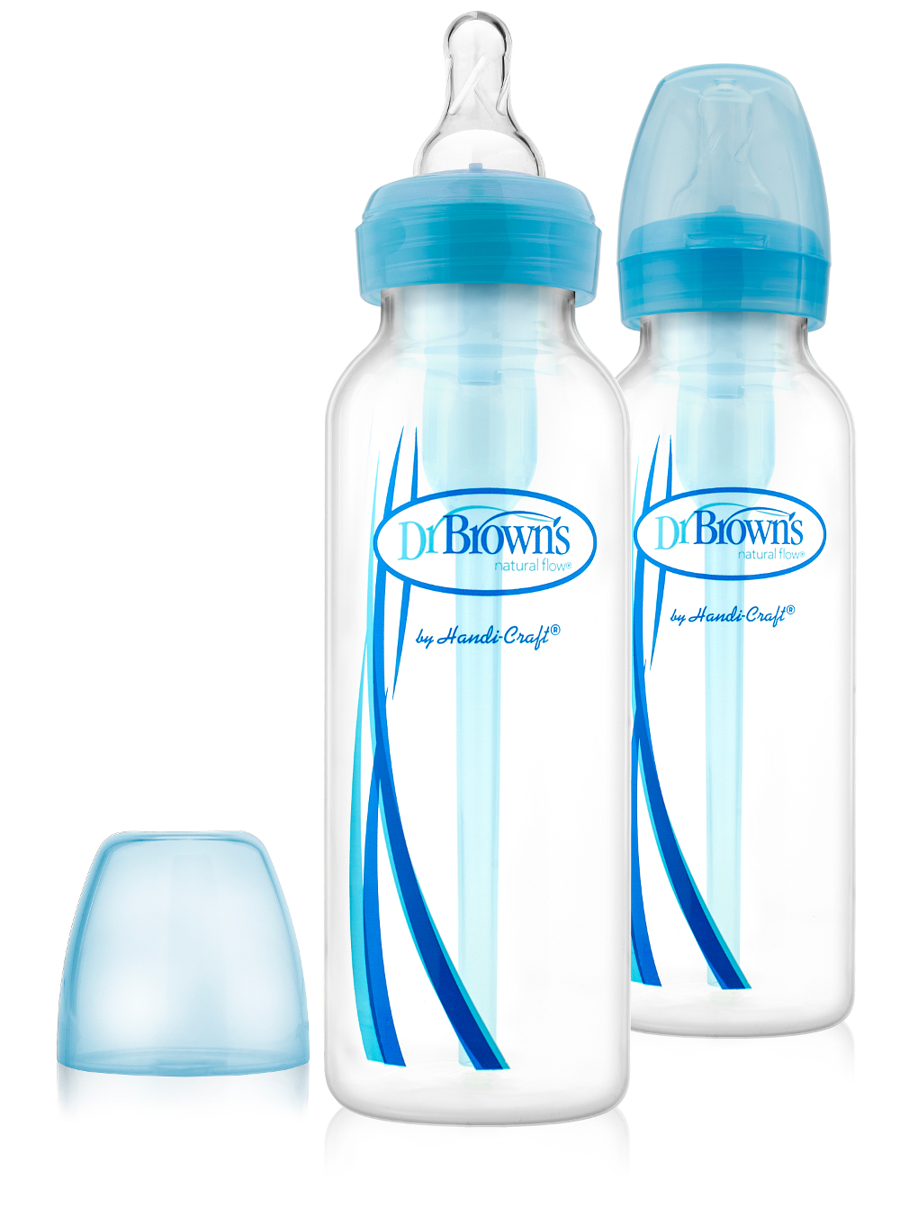 Dr. Brown'ss Standartinis buteliukas 250ml OPTIONS 2 pak. mėlyna