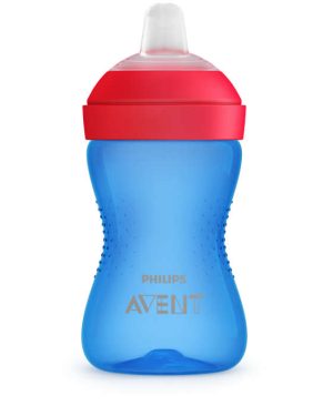 AVENT Minkštas puodelis su įkandimui atspariu snapeliu 300ml 9m+, SCF802/01