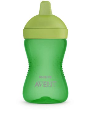 AVENT Kietas puodelis su įkandimui atspariu snapeliu 300ml 18+ žalias, SCF804/03