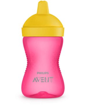 AVENT Kietas puodelis su įkandimui atspariu snapeliu 300ml 18+ rožinė, SCF804/04