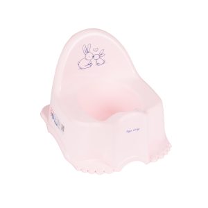TEGA ECO BUNNY puodukas su muzikine dėžute, rožinis