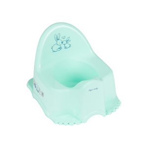 TEGA ECO BUNNY puodukas su muzikine dėžute, žalias