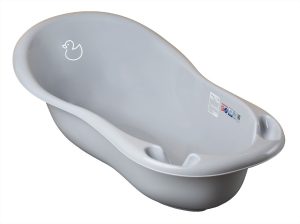 TEGA Vaikiška vonia 102 cm DUCK pilka