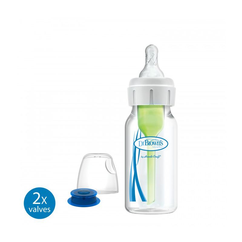 Dr. Brown'ss Specialios maitinimo sistemos buteliukas 120ml su maitinimo sistema lūpos ar gomurio skilimui - Image 2