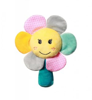 BABYONO RAINBOW FLOWER barškutis