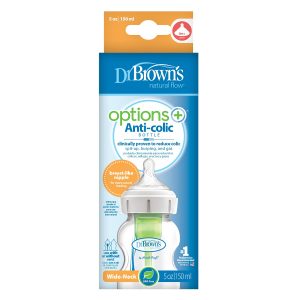 Dr. Brown'ss Butelis su plačiu kaklu 150 ml PP OPTIONS PLUS