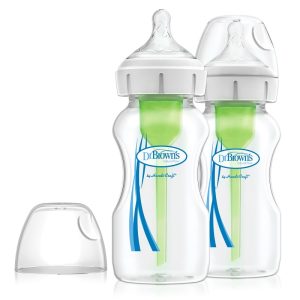 Dr. Brown'ss Butelis su plačiu kaklu 270 ml PP OPTIONS PLUS 2 PACK