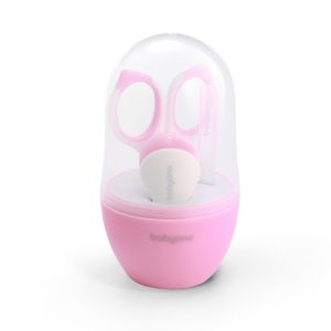 BABYONO Nagų priežiūros rinkinys vaikams ir kūdikiams PINK TAKE CARE