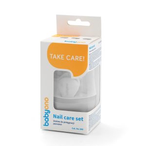 BABYONO Nagų priežiūros rinkinys vaikams ir kūdikiams GREY TAKE CARE