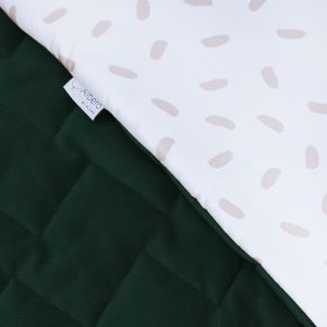ALBERO MIO Boho žalia antklodė V109 su pagalve IŠPARDAVIMAS