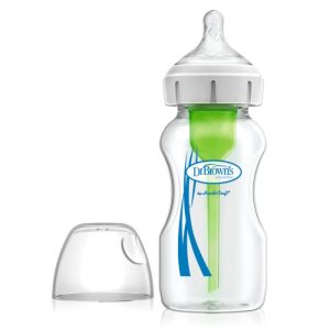 Dr. Brown'ss Stiklinis buteliukas su plačiu kaklu 270 ml OPTION PLUS
