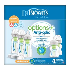 Dr. Brown'ss Maitinimo rinkinys plačiu apžiojimu OPTIONS PLUS LARGE