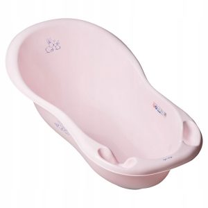 TEGA Vaikiška vonelė 102 cm LUX BUNNY su rožine kanalizacija