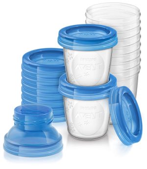 AVENT Per talpyklas 180 ml + dangteliai, SCF618/10