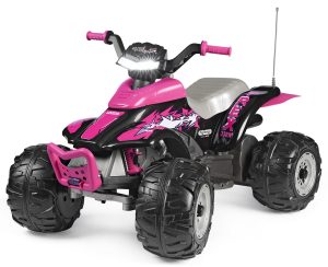 Peg Perego vaikiškas keturratis CORRAL T-REX 330 W / rožinis
