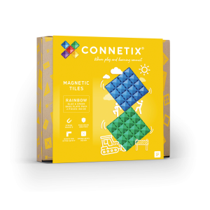 CONNETIX Rainbow magnetinis konstruktorius Blue & Green Base Plate 2 pc