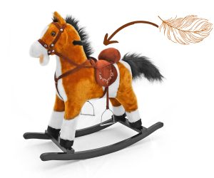 MILLY MALLY arklys MUSTANG Šviesiai ruda – kūdikių prekė