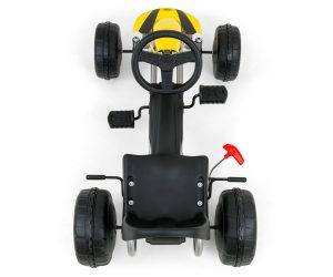 MILLY MALLY Viper Yellow Pedal Go Kart