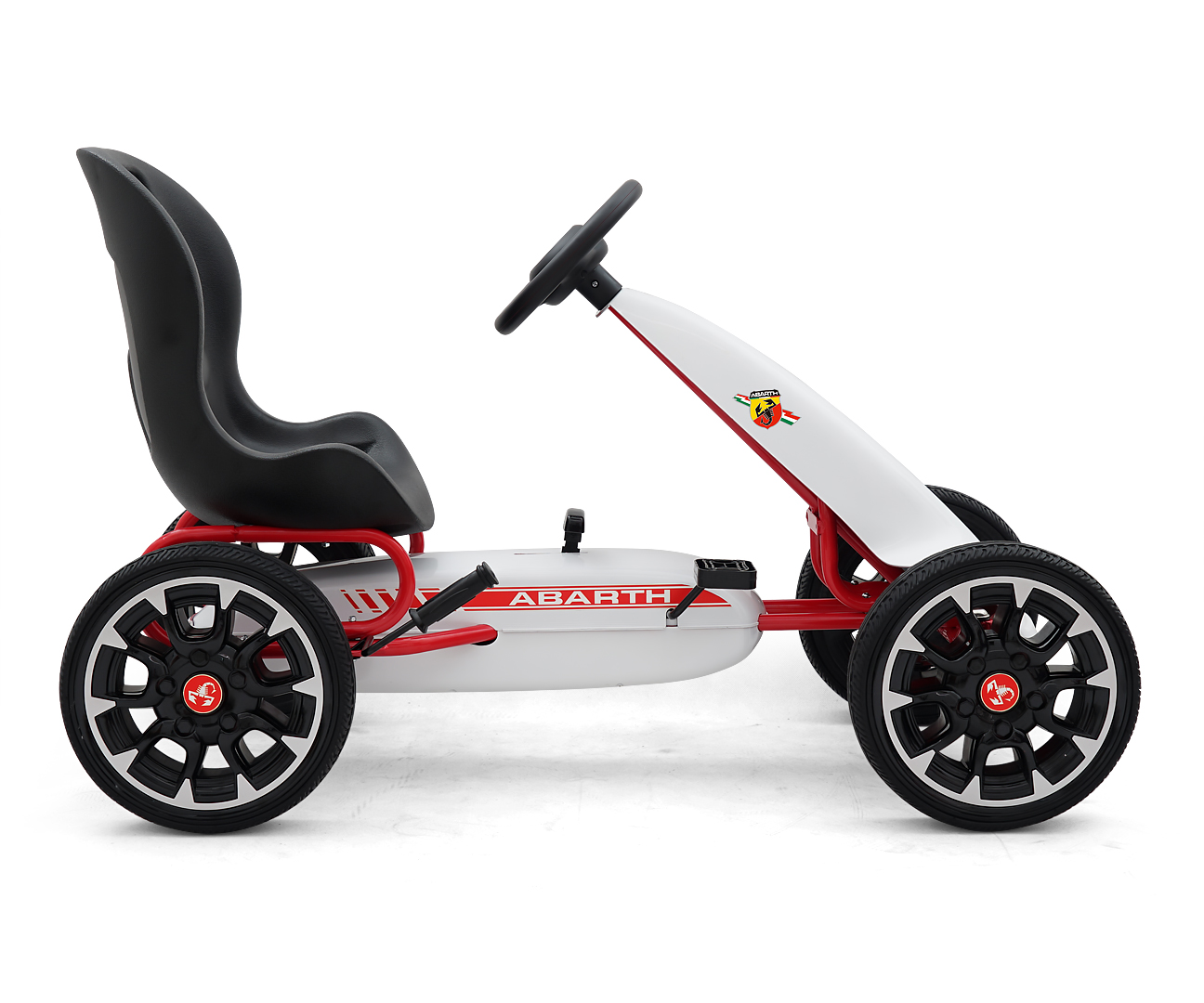 MILLY MALLY Abarth White pedalinis gokartas – kūdikių prekė
