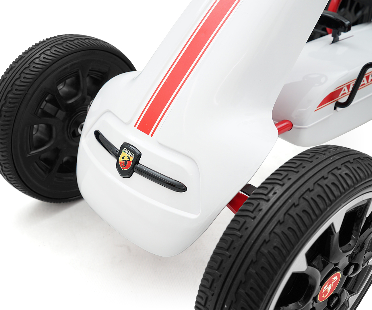 MILLY MALLY Abarth White pedalinis gokartas – kūdikių prekė