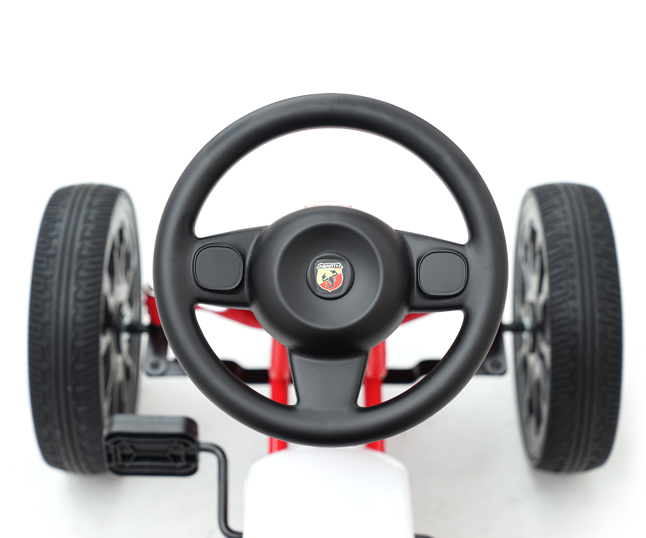 MILLY MALLY Abarth White pedalinis gokartas – kūdikių prekė