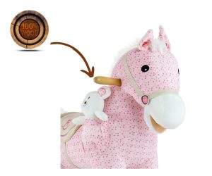 MILLY MALLY Ponis rožinis arklys – kūdikių prekė