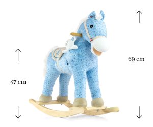 MILLY MALLY Ponis mėlynas arklys