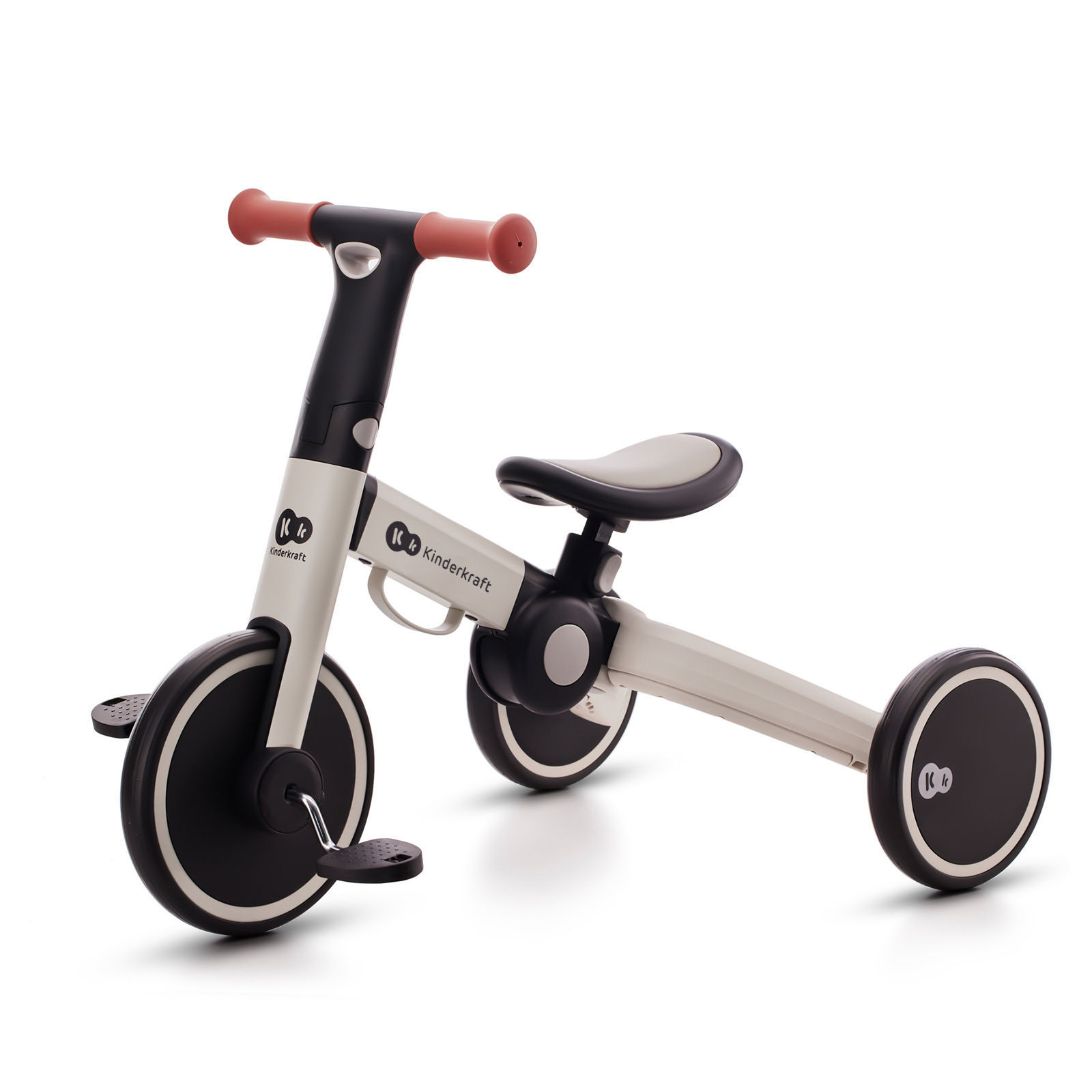 KINDERKRAFT triratis 4TRIKE sidabro pilka - Image 8