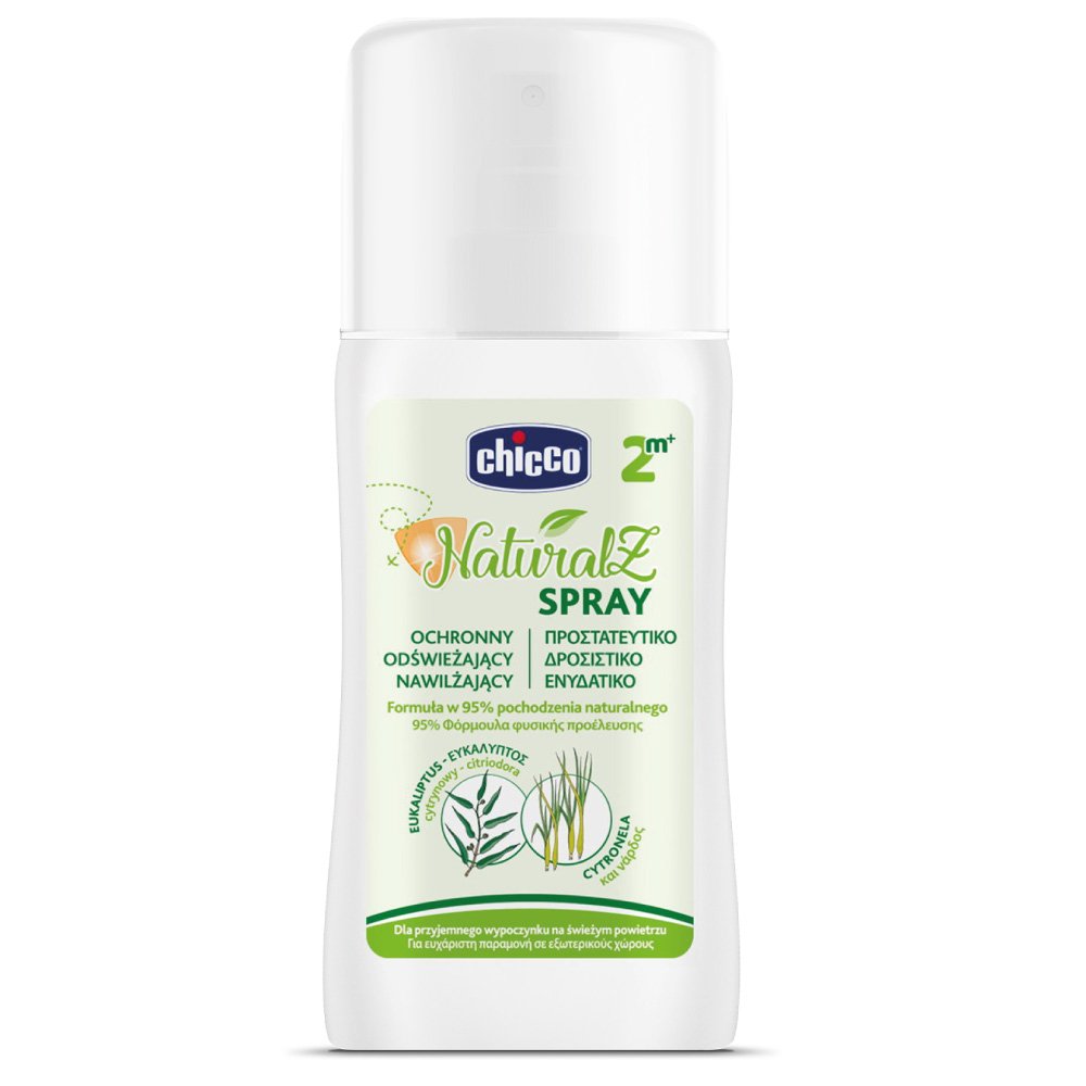 CHICCO Naturalz apsauginis purškiklis 100 ml 2m+ – kūdikių prekė