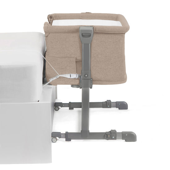 KINDERKRAFT Neste Grow Beige šoninė lova – kūdikių prekė