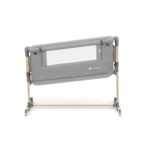 KINDERKRAFT Neste Grow Light Grey Full Wood šoninė lova