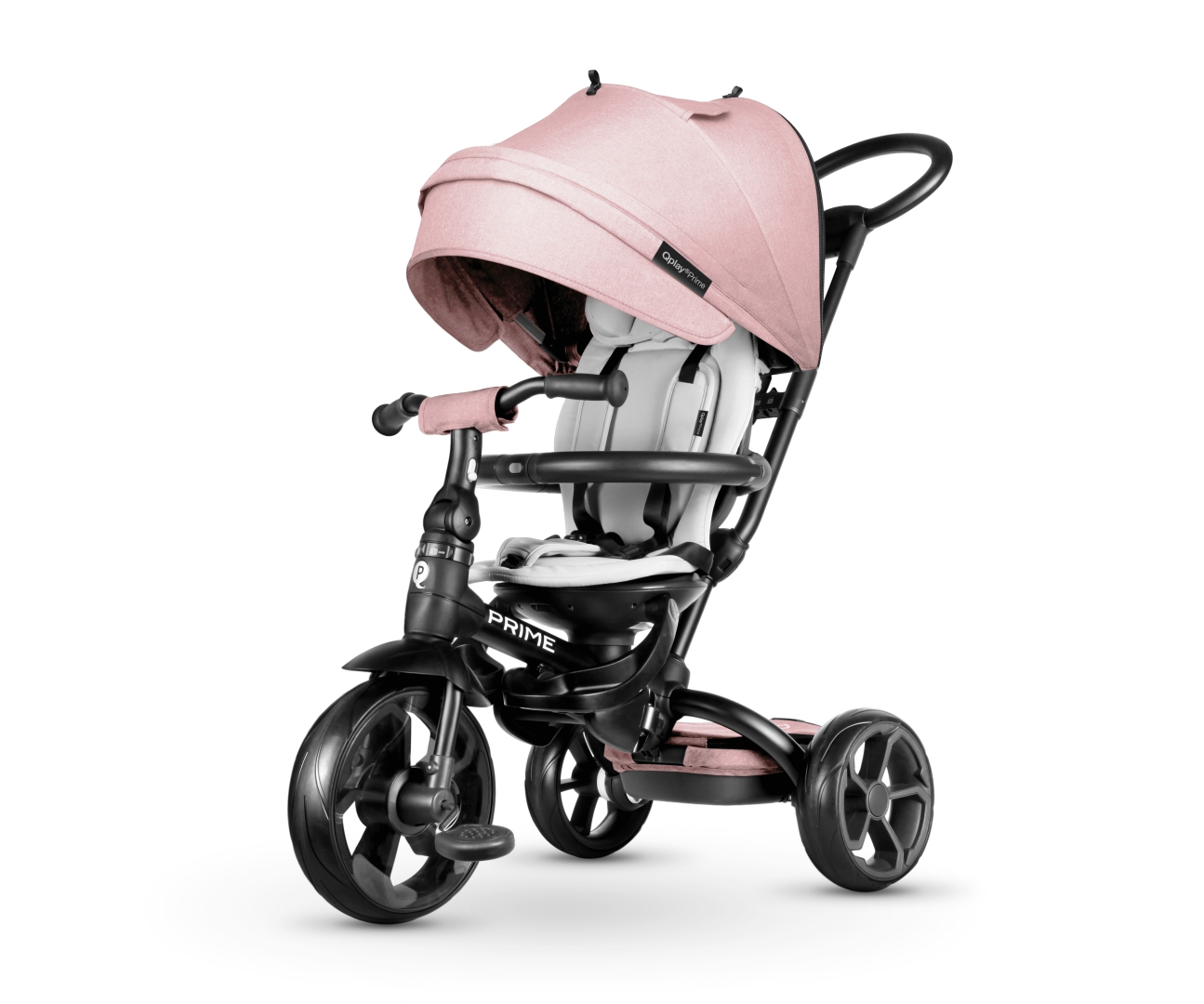 MILLY MALLY Qplay naujas Prime Pink triratis – kūdikių prekė