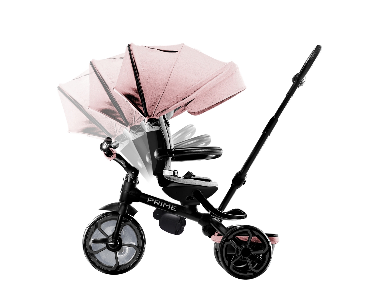MILLY MALLY Qplay naujas Prime Pink triratis – kūdikių prekė